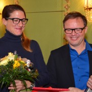 Preisträger Kurt Pelda mit Partnerin Frau Sophie Gräser